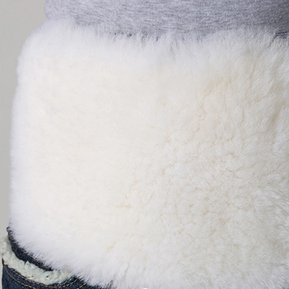 

1pc Wool Lumbar Support Belt Adjustable Warm Waist Protector For Back Pain Cold Weather Outdoor Sports Reusable Winter Waist