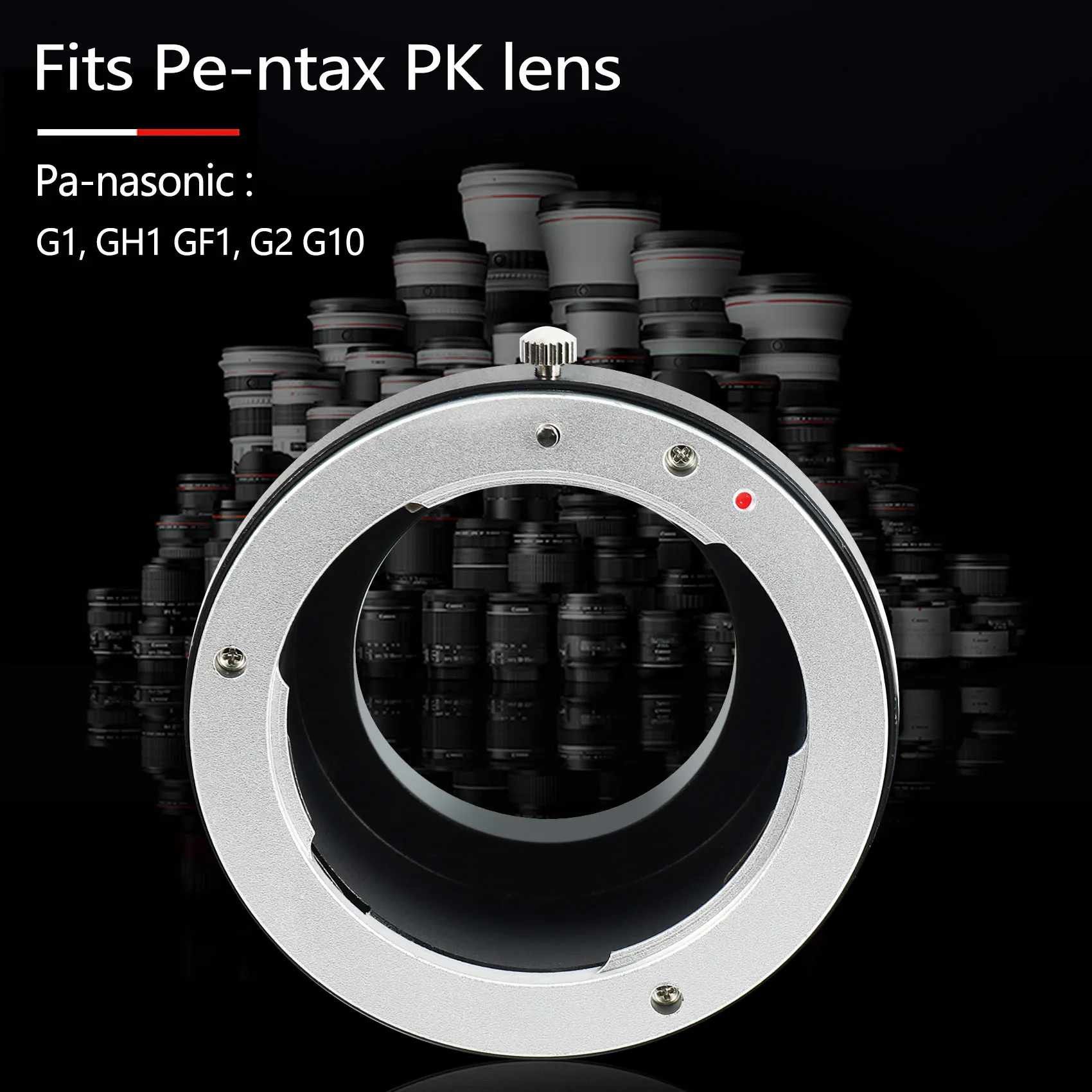 Pk-M4แหวนอะแดปเตอร์3ชิ้นสำหรับเลนส์ Pentax PK ไปยังตัวกล้องขนาดเล็ก4/3 M43สำหรับ Olympus OM-D E-M5 E-Pl5 Gx1 Gx7 G5 G3