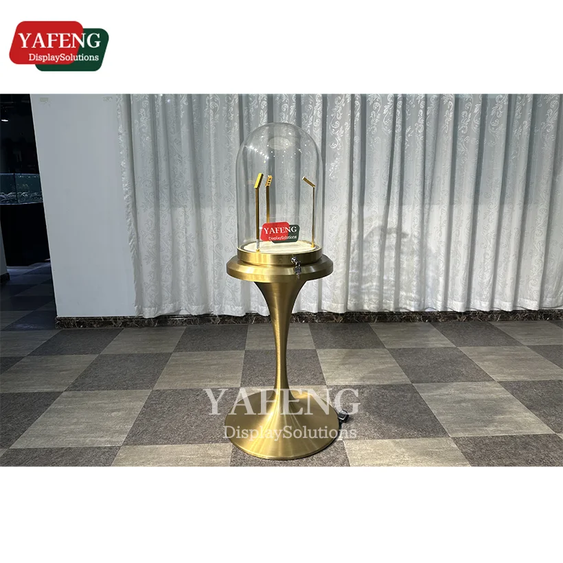 Custom.New Arrival Luxury Jewelry Shop Design Jewelry Cabinet Jewelry showcase Stainless Steel Glassjewellery Shop Counter Desig