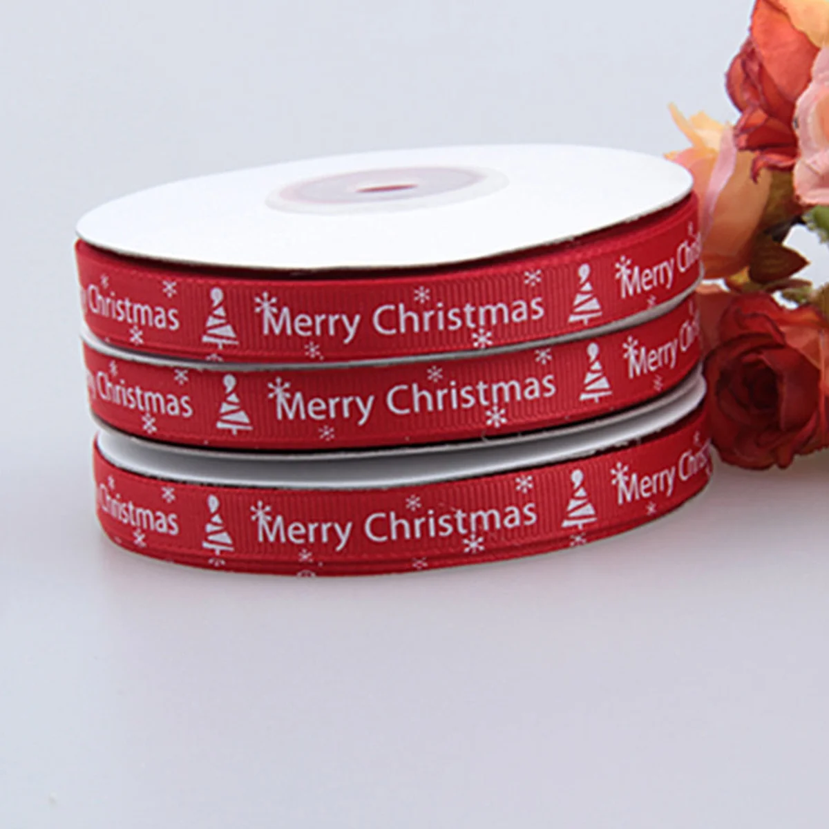 Christmas Tree Decorate Ribbon Gifts for Stocking Stuffers Yule Vintage Wrapping