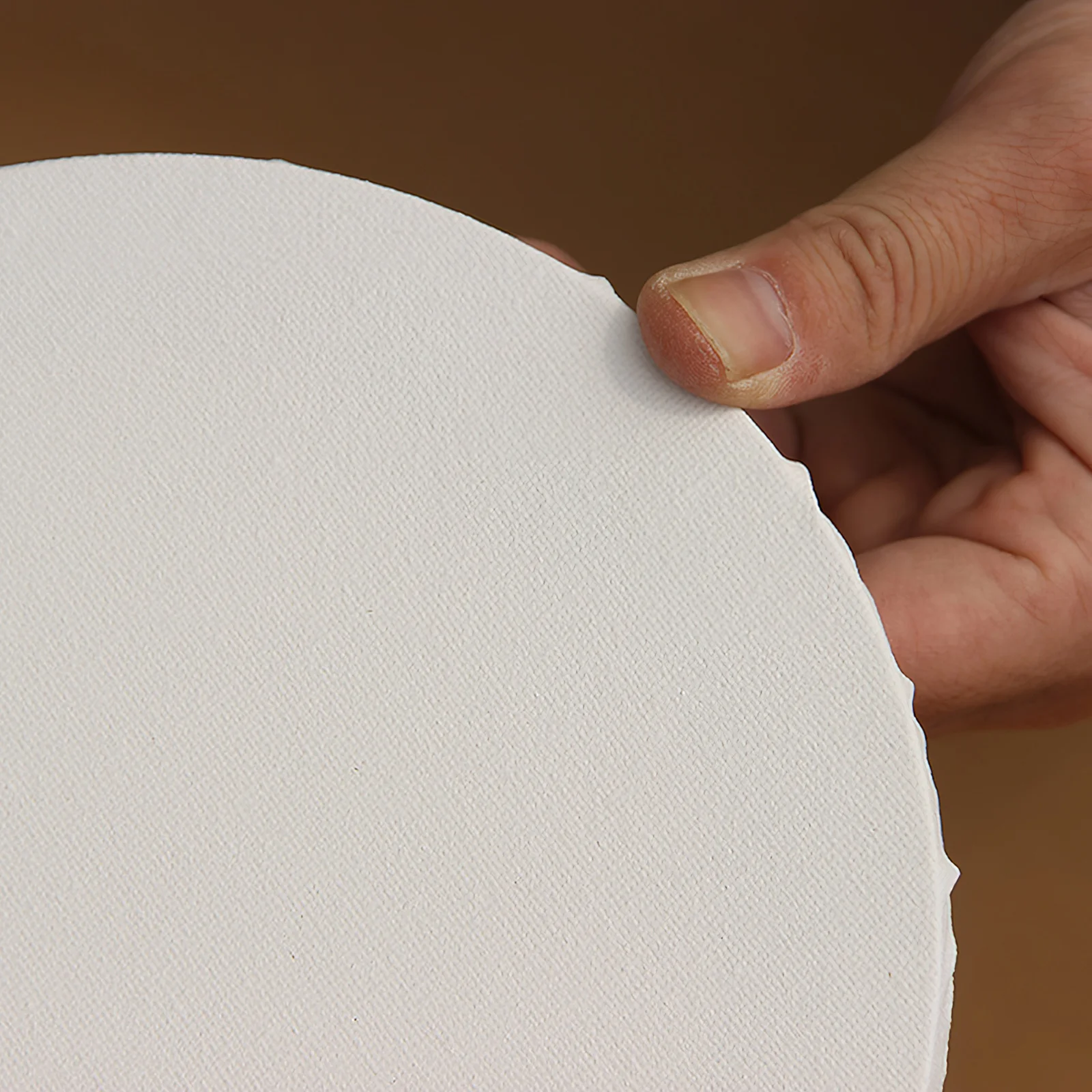 

Round Canvas Panels: Blank Cotton Painting Boards For Artists, Oil Acrylic Compatible, Wood Frame Stretched Art Surface,