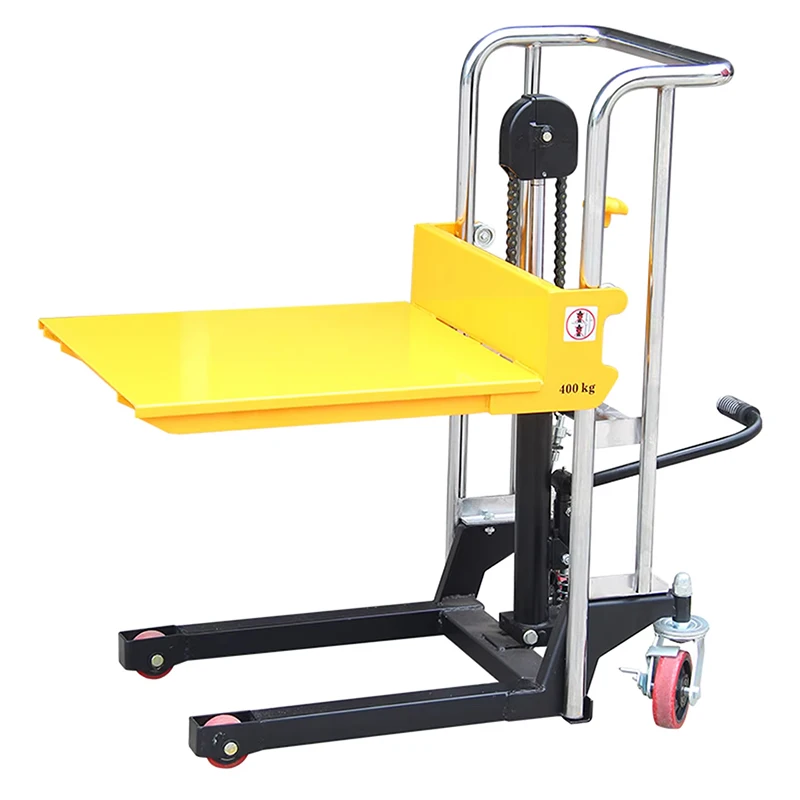 PS0415 Flagship Forklift: Manual Hydraulic Pallet Jack, 400 kg Capacity, Light-Duty Luggage Cart with 1.5-Meter Lift(Customized)