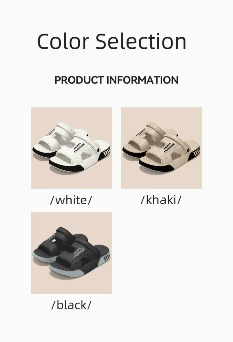 Herren-Slipper, Sommer-EVA-Sandalen mit weicher Sohle, für drinnen und draußen, zum Gehen, für den Strand, Flip-Flops, Herren-Hausschuhe – Detail 5