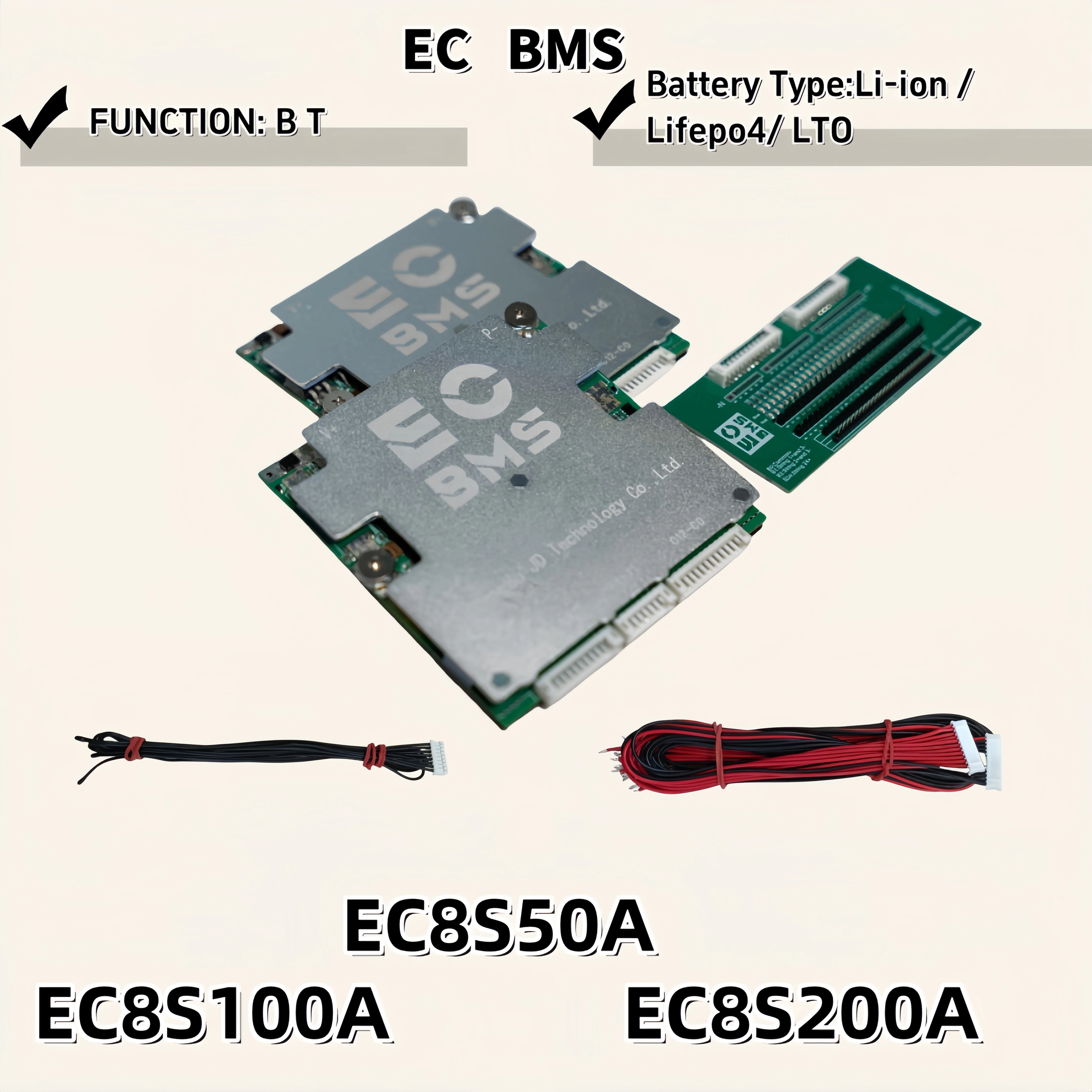 EC Smart BMS 	 8S 24V Lifepo4 36V