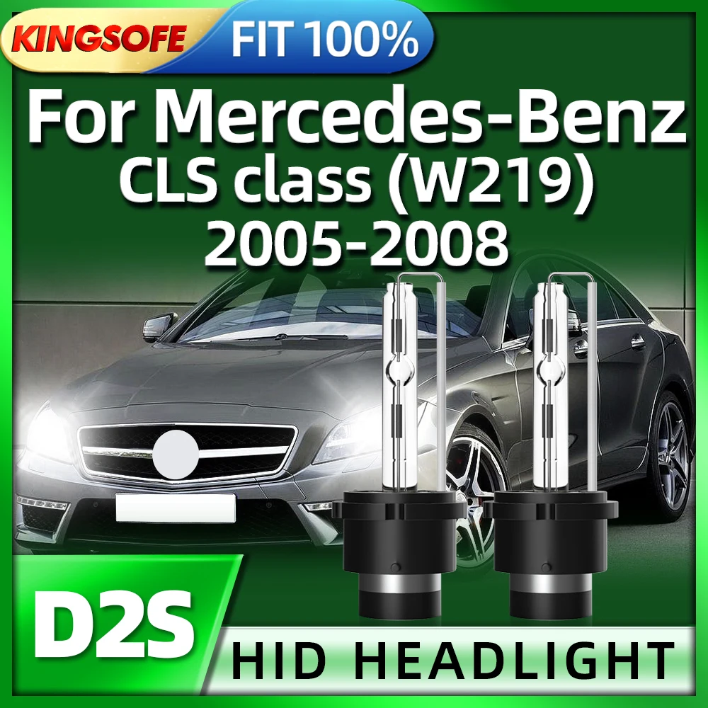 

Roadsun 2pcs 35W Car 12v 6000k Auto XENON D2S HID Headlight lamp For Mercedes-Benz CLS class (W219) 2005 2006 2007 2008