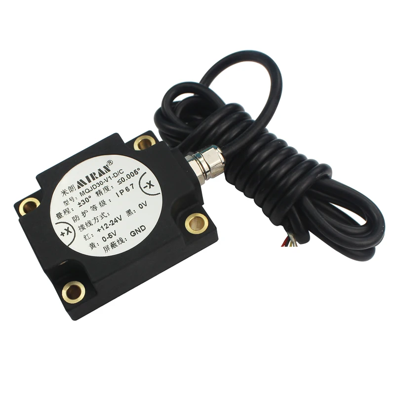 Miran MQJD60-A-D/C High Resolution Single Axis Inclinometer Tilt Angle Sensor Waterproof Angle Sensor Tilt Sensor
