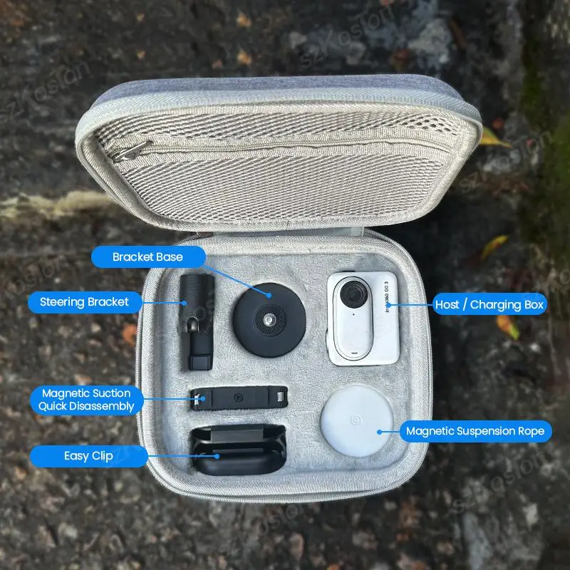 حقيبة حمل ل Insta GO 3S ، متينة محمولة ، حقيبة تخزين ، إكسسوارات ، حقيبة يد 3