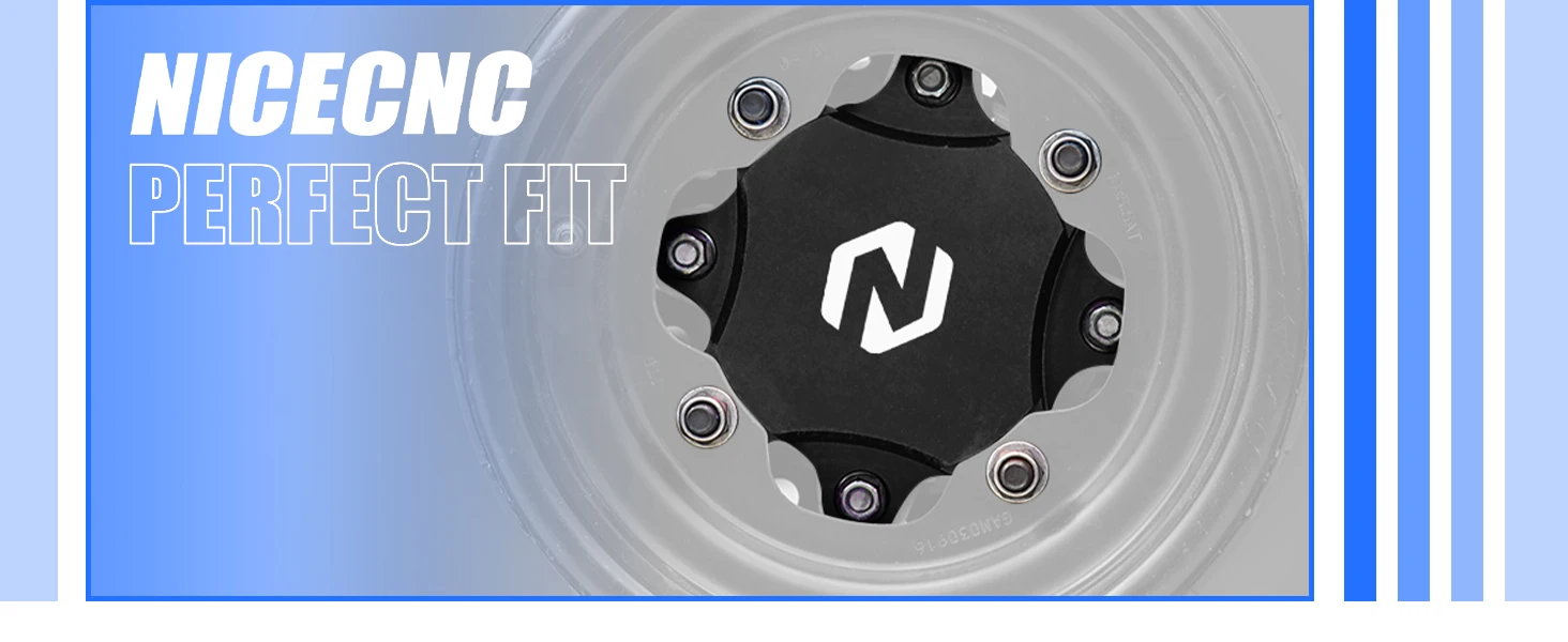 NICECNC +1,5 Zentrierabstandshalter für Vorder- und Hinterradnaben für Yamaha Raptor 660 700 700R YFZ450 RSE 2006-2026 Aluminium ATV Zubehör – Detail 5