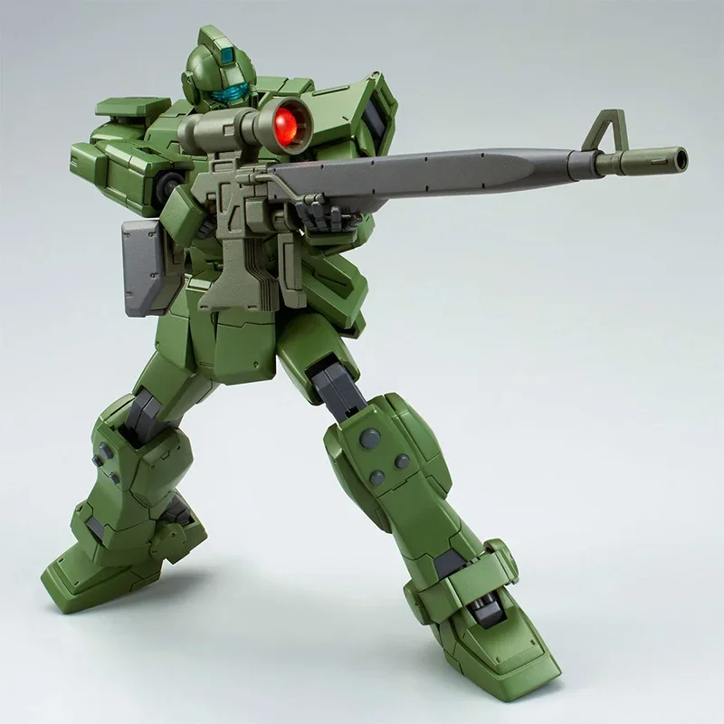 Bandai en Stock HG 1/144 Original RGM-79 [G] GM SNIPER traje móvil Aninm figura de ensamblaje de acción completa modelo juguete regalos para niños conjunto