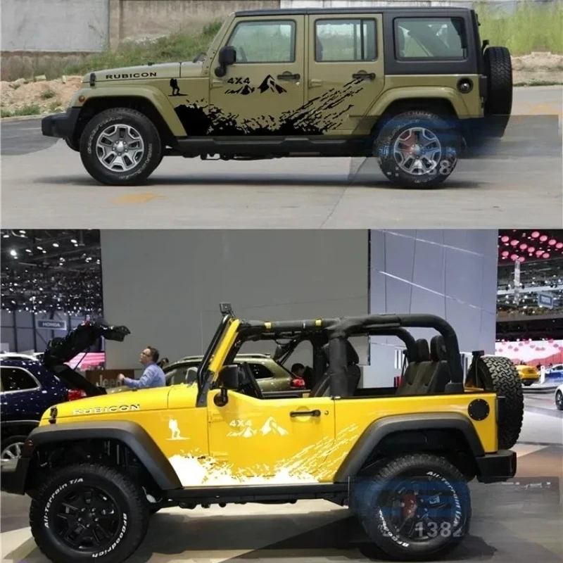 

Car stickers body appearance decoration modified wrangler door sports off-road Decal FOR Jeep wrangler