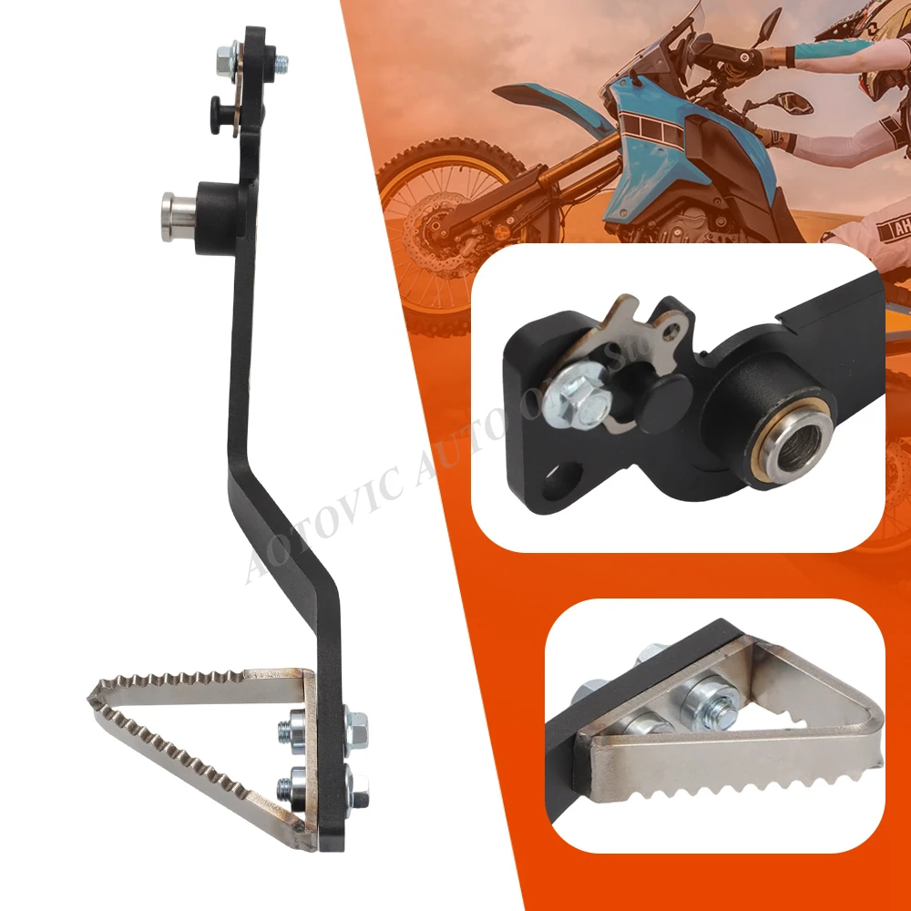 Pedal de Freio Traseiro OEM para Motocicleta, Flexível e Redutor de Vibrações para Yamaha Tenere 700 2019 2020 2021 2022 2023 2024 2025 T7 T700 XTZ 700