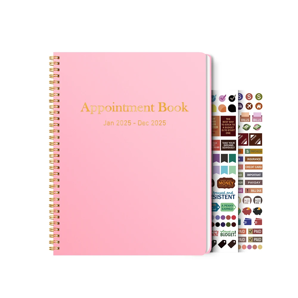 Appointment Book Planner, about 8.8x 11.1 inches, weekly monthly planner - (from January 2025 to December 2025)