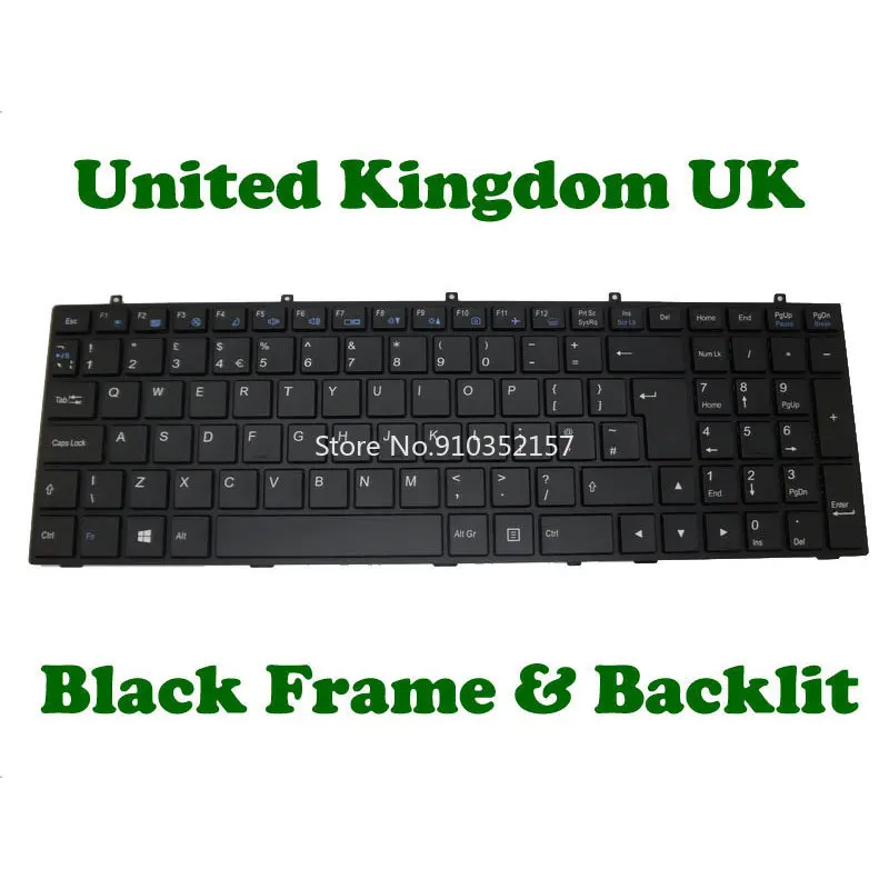 Imagem -06 - Teclado para Gigabyte P2542g Q2550m Q2552m Q2756n v2 P2742g-cf1 Cf2 P27g P27k-cf1 P27k-cf2 P16g P17f Alemão gr Coréia kr Inglês