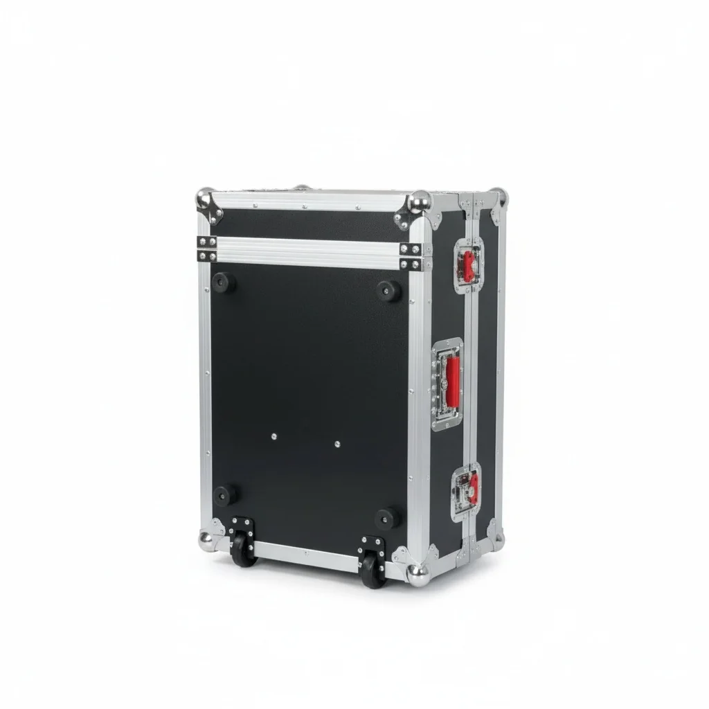

ATA Road Case, Aluminum 21 x 18 x 10 inch Flight Case for Allen & Heath QU16 Mixer, Trolley Equipment Shockproof Hard Case