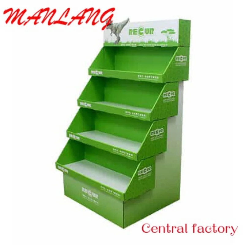 

CustomCustom Retail Store Paper Pos Carton Folding Cardboard Cardboard Display Stand Floor Display Shelf