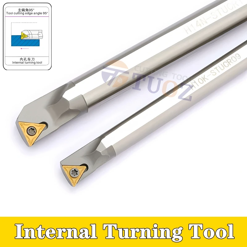 HSS STUCR/STFCR H08K H12M H16Q H20R H25S High Hardness High Precision Shockproof CNC Turning Tool Bar Compatible with TCMT