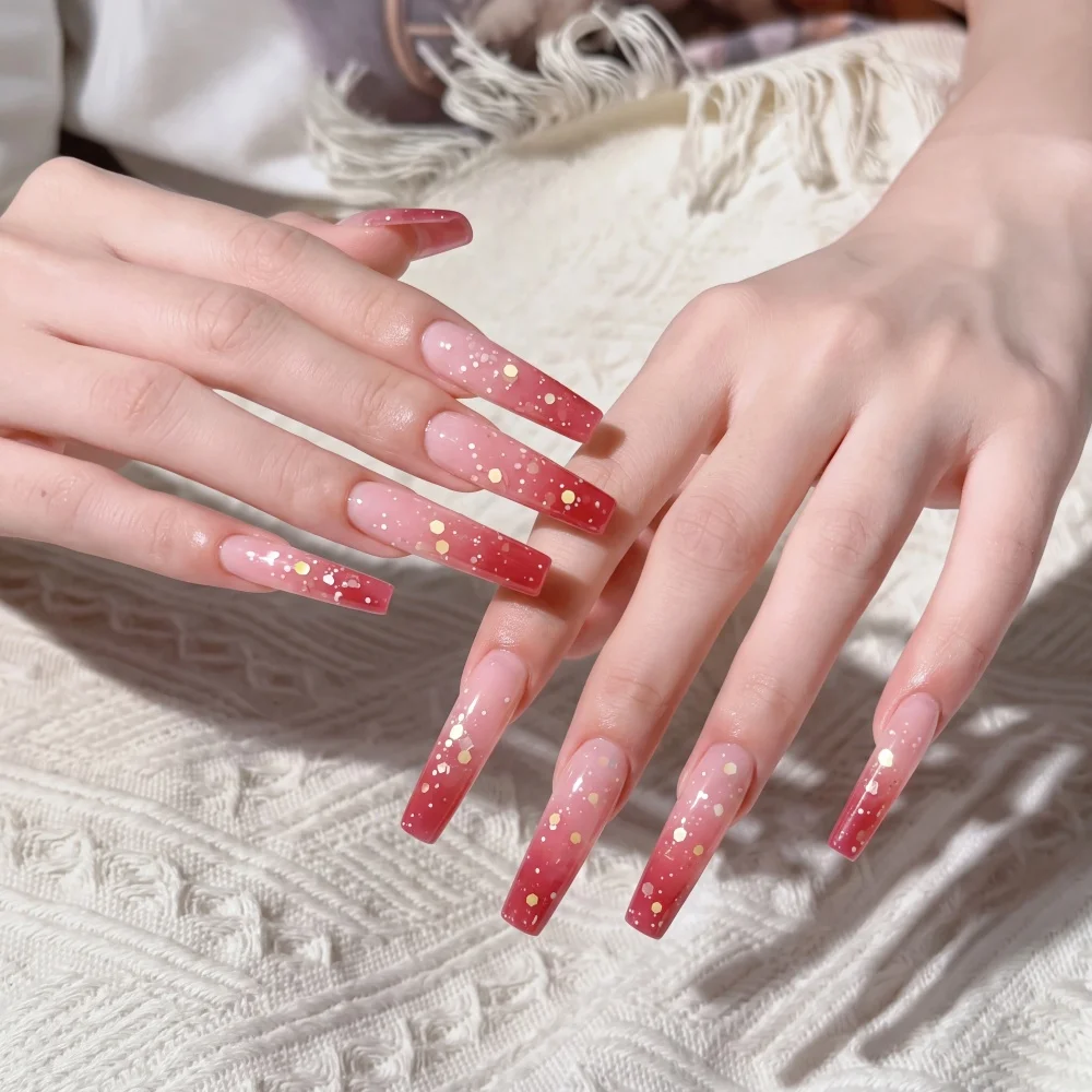 Hassleless Temperature Changing Nail Polish Gel 15ml Red Pink Gold Foil Glitter Gradient Color Changing Nail Gel Transparent Removable Nail Color Gel