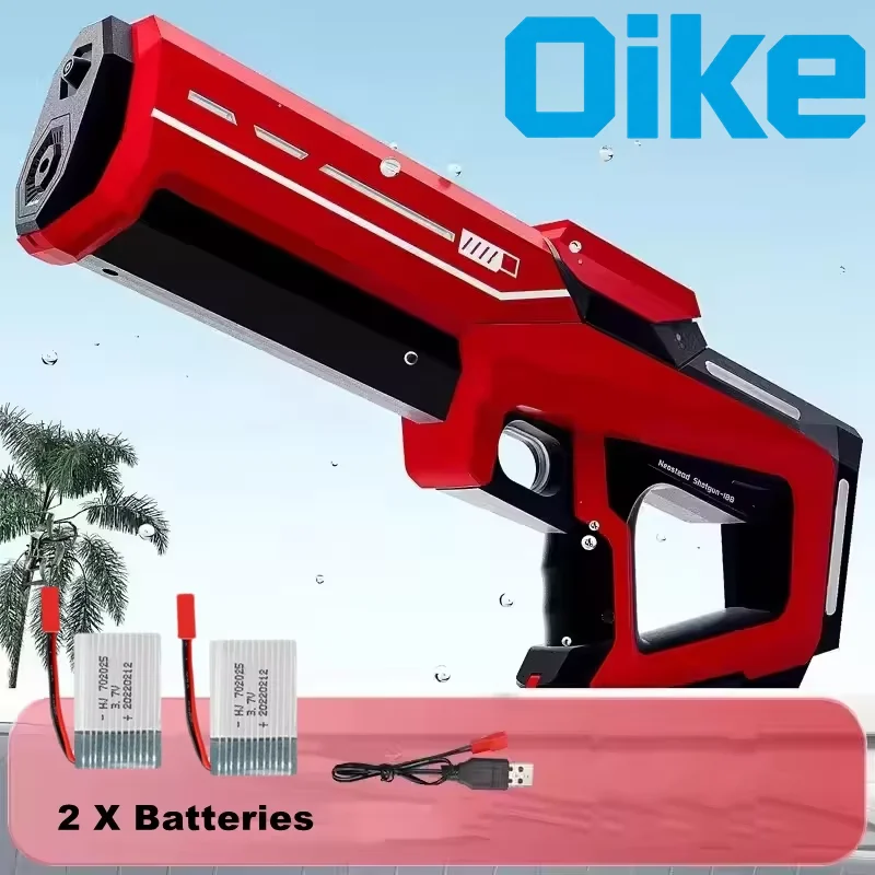 Elektrisch waterpistool speelgoed voor kinderen, volwassenen, automatische zuigwaterblaster, zomer buiten speelgoed, strand, zwembad, tuin spel