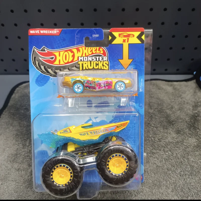 

Hot Wheels Monster Trucks GRH81 2-Car Set Diecast Alloy Model Collectible Toy Desktop Ornament for Adult Collectors