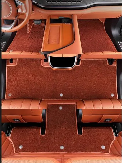 

High quality,Custom special car floor mats for Mercedes Benz EQS 580 SUV 7 seats 2025 double layers carpets for EQS580 2024-2023