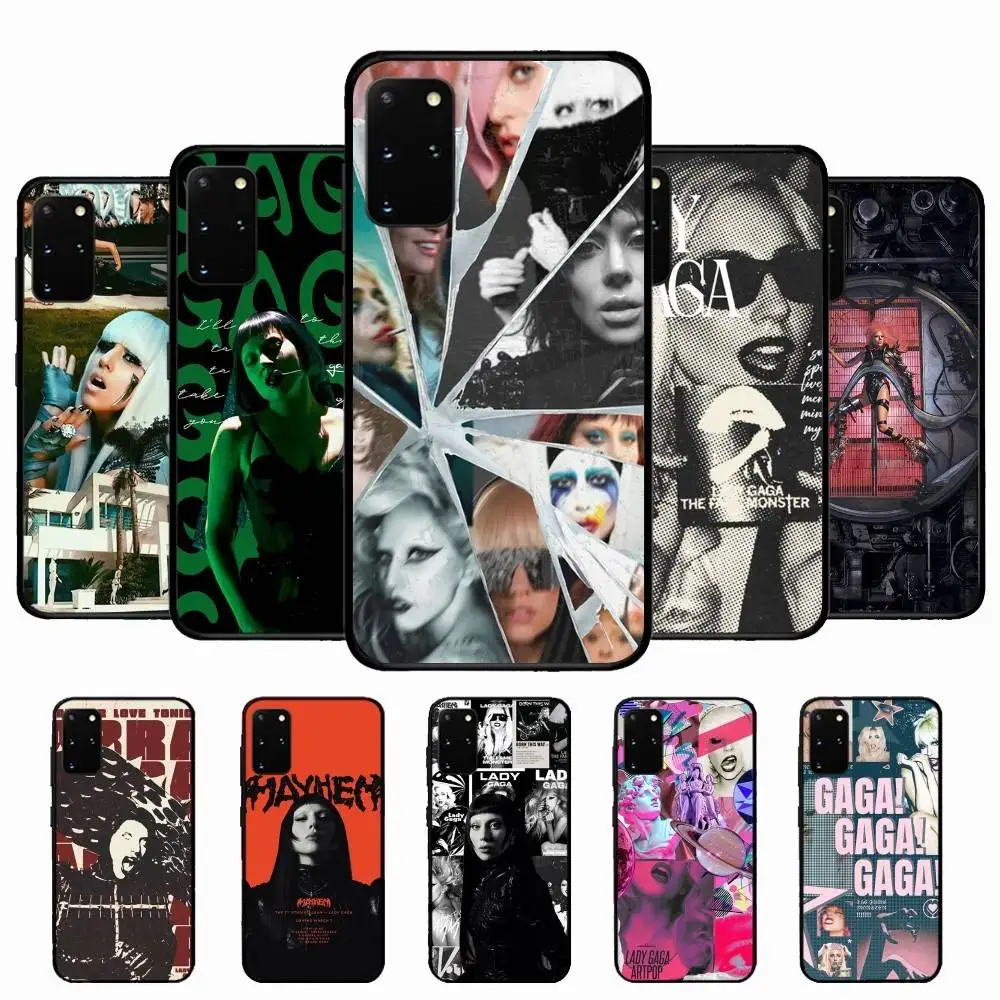 Singer L-Lady G-Gaga Phone Case For Samsung S 24 fe 25 Ultra plus 20 lite 21 30 22 23 24 22 Ultra 5G Fundas
