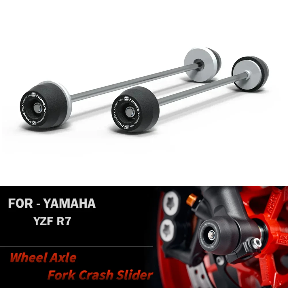 

Motorcycle Wheel Protector For Yamaha YZF R7 2022 2023 2024 Rear Front Axle Fork Crash Slider