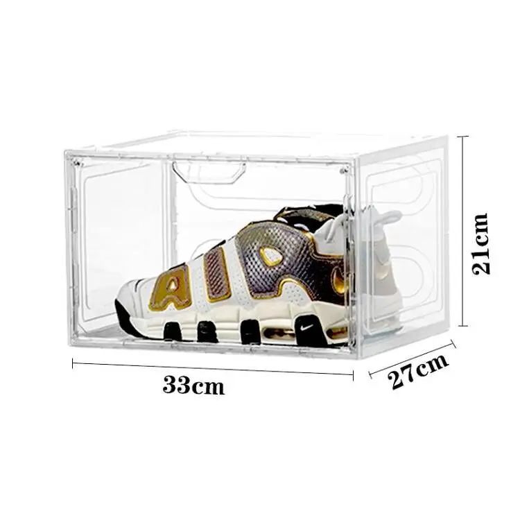 

10PCS Shoe box storage box AJ sneakers anti-oxidation shoe cabinet transparent plastic acrylic hat box shoe wall