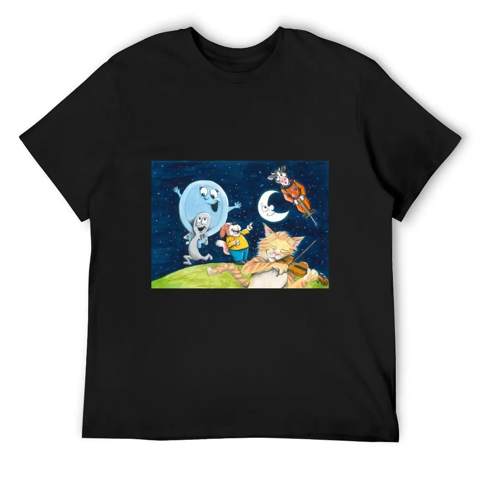 

Hey Diddle Diddle T-Shirt kawaii clothes blue archive Short sleeve tee plus size tops luxury clothes men