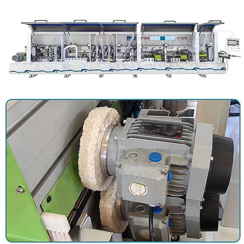 Automatische Kanten versiegelung maschine Polieren Baumwolle weißes Stoff rad Holz bearbeitungs maschinen Zubehör Polieren Buffs Rad