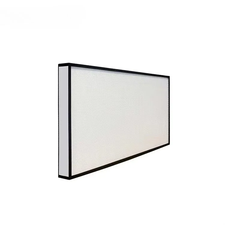 High Efficiency Mini Pleat Fiberglass Filter Paper Clean Room  Panel Filter