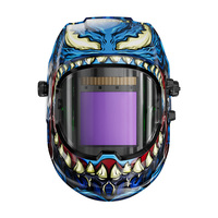 ANDELI Large Viewing Welding Mask True Color Solar Power Auto Darkening Welding Helmet 4 Arc Sensor TIG MIG Arc Weld Grinding
