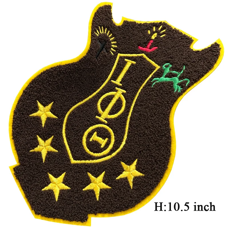 Iota Phi Theta Greek Fraternity Clothing Patch, 1963 Chenille Number Sets, Iron on Patches for Hoodie