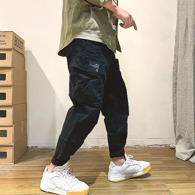 

Loose Men's Workwear Pants High Street Casual Faion Nine Point Pants Spring Autumn Seasonal Comfortable Youthful Sle