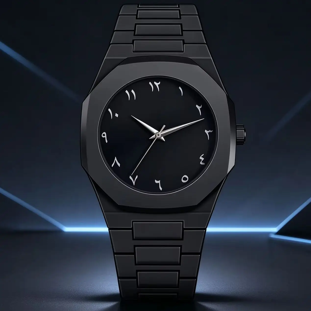 2026 Creative Middle East Arabic Digital Quartz Men's Watch Modern Minimalist Sketching Creative Design Waterproof Women's Watch