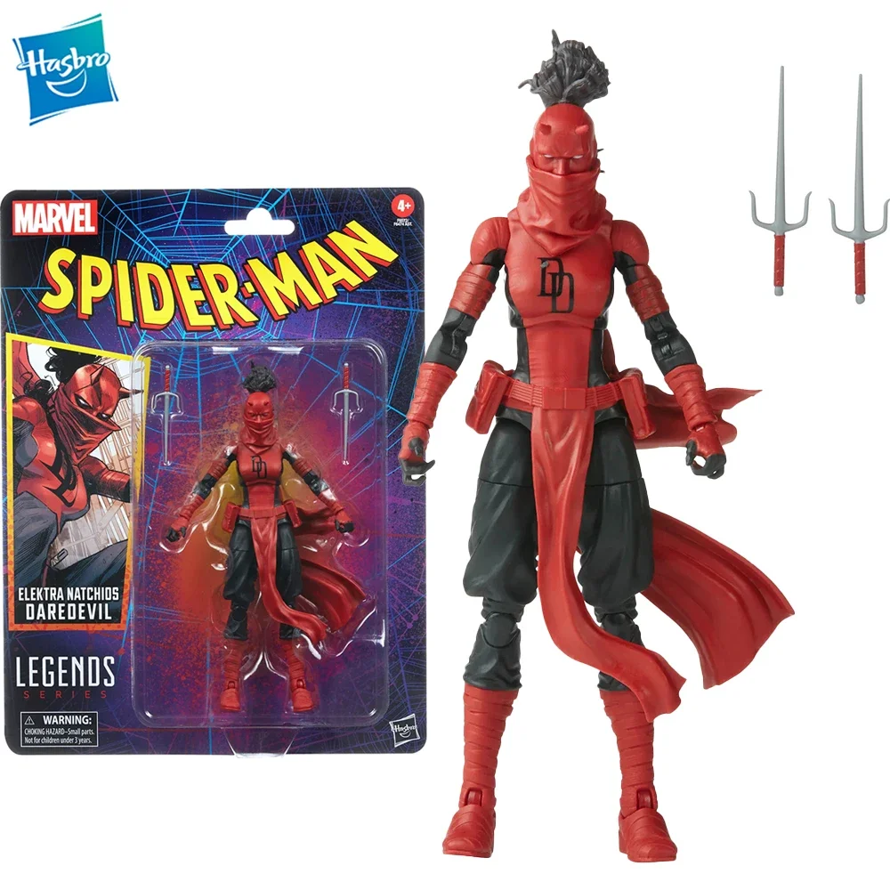 Hasbro Marvel Legends Series Elektra Natchios Daredevil figura de acción de 6 pulgadas, juguete coleccionable, regalo, F6572