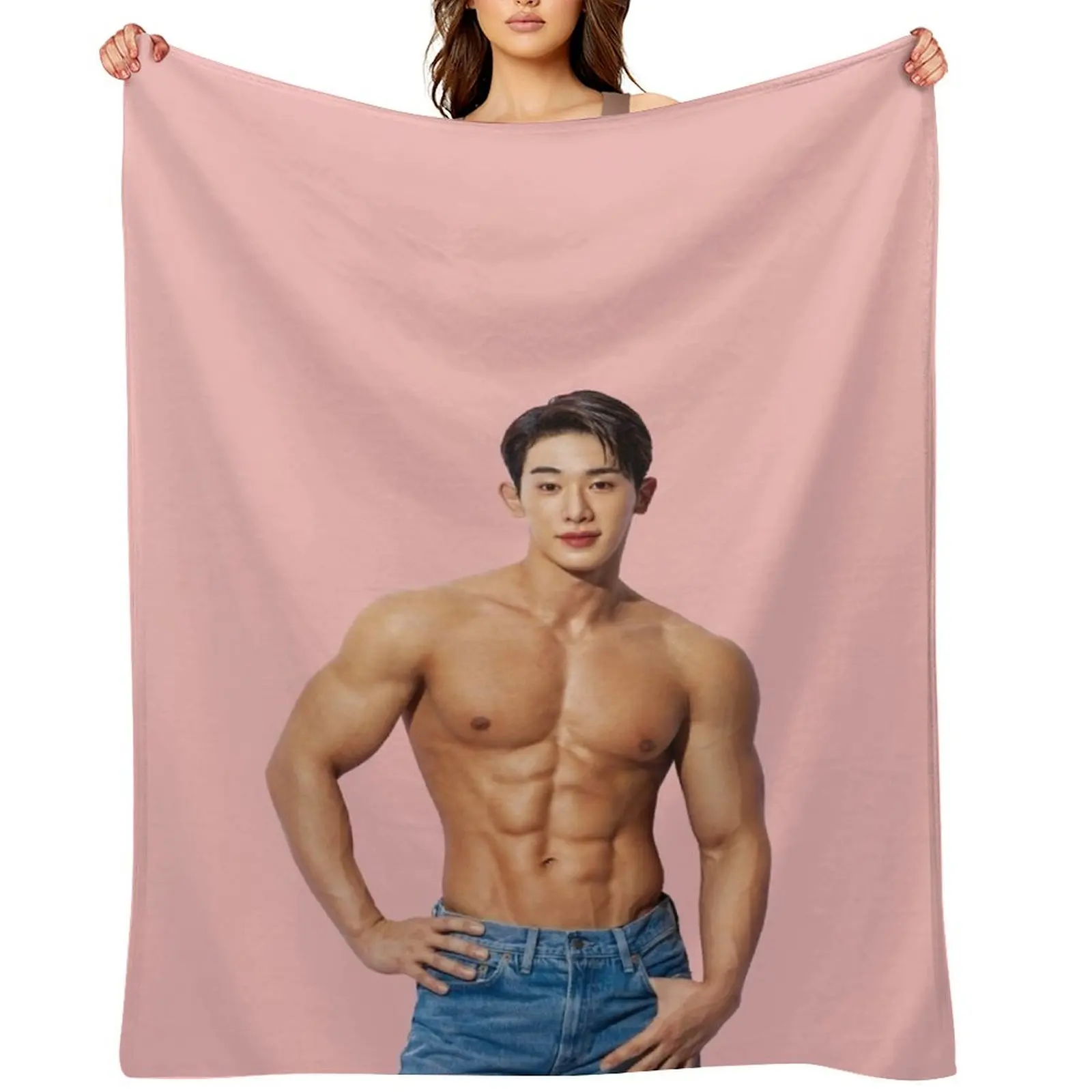 

Wonho Throw Blanket Tourist Cute Softest Flannel Blankets