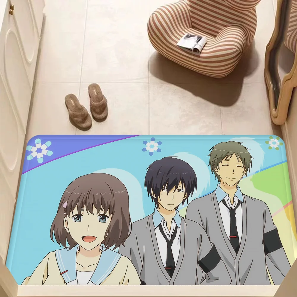 Anime ReLIFE Floor Mat Retro Multiple Choice Living Room Kitchen Rug Non-Slip Modern Home Decor