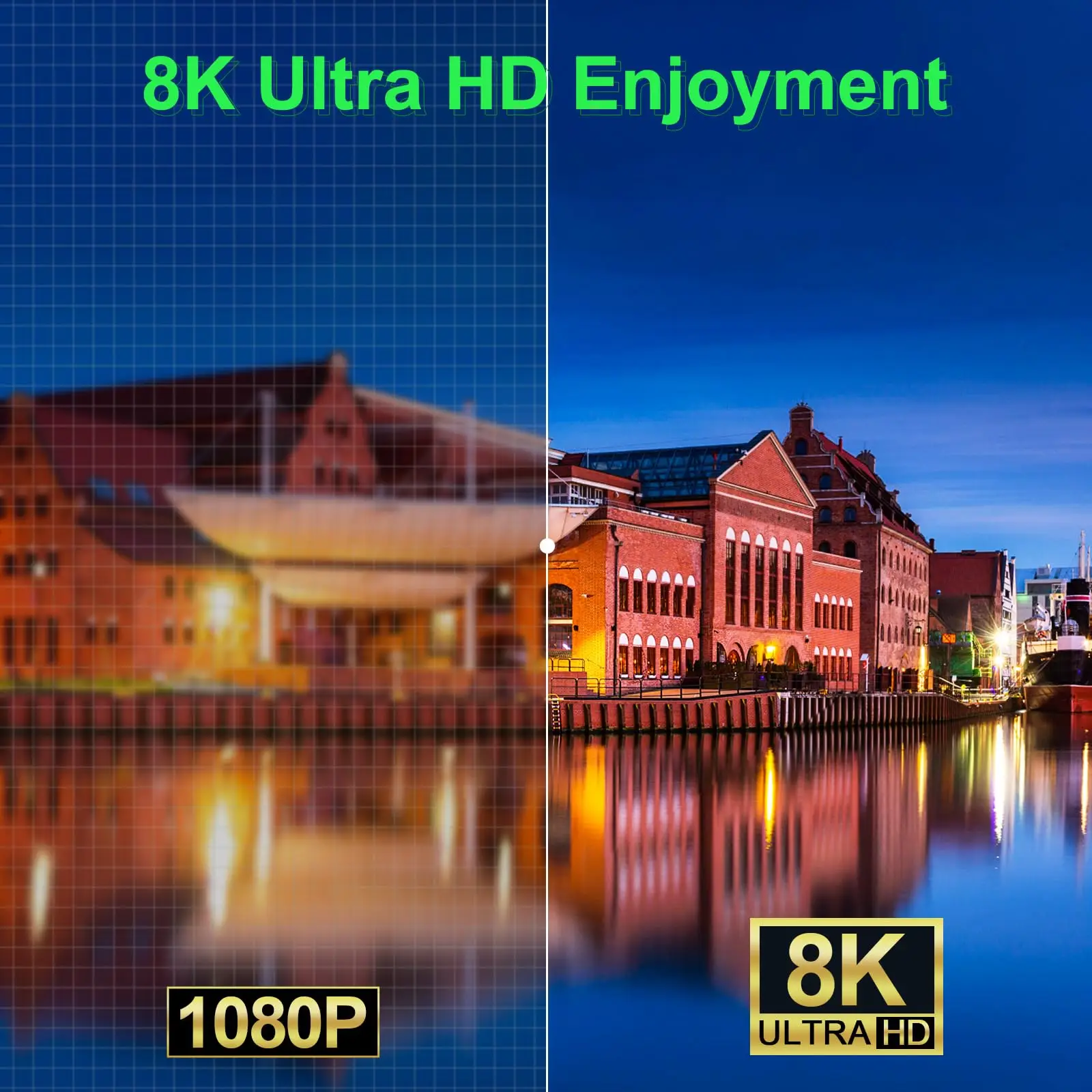 8K@60Hz HDMI KVM Switch 3 Monitors 2/3 Computers Displayport  USB 3.0 KVM for 2/3 Computers Share Triple Monitor and 4 USB Ports