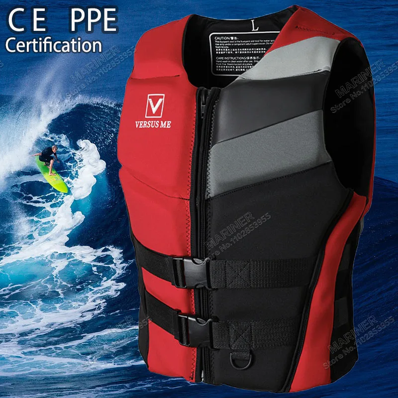 Life Vest for Adults Excellent Quality Neoprene Life Jacket Jet Ski Kayak KiteSurf Raft Drift Boat Wakeboard Fishing Life Jacket