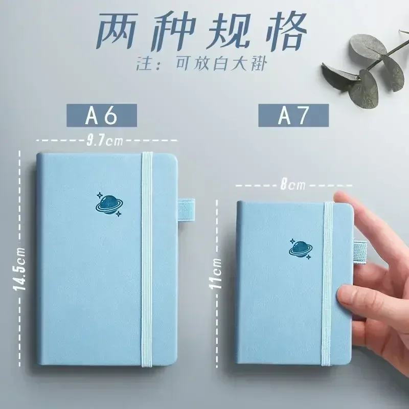 A6 A7 Mini Notebook Portable Pocket Notepad Memo Diary Planner Agenda Organizer Sketchbook Office School Stationery 96sheet