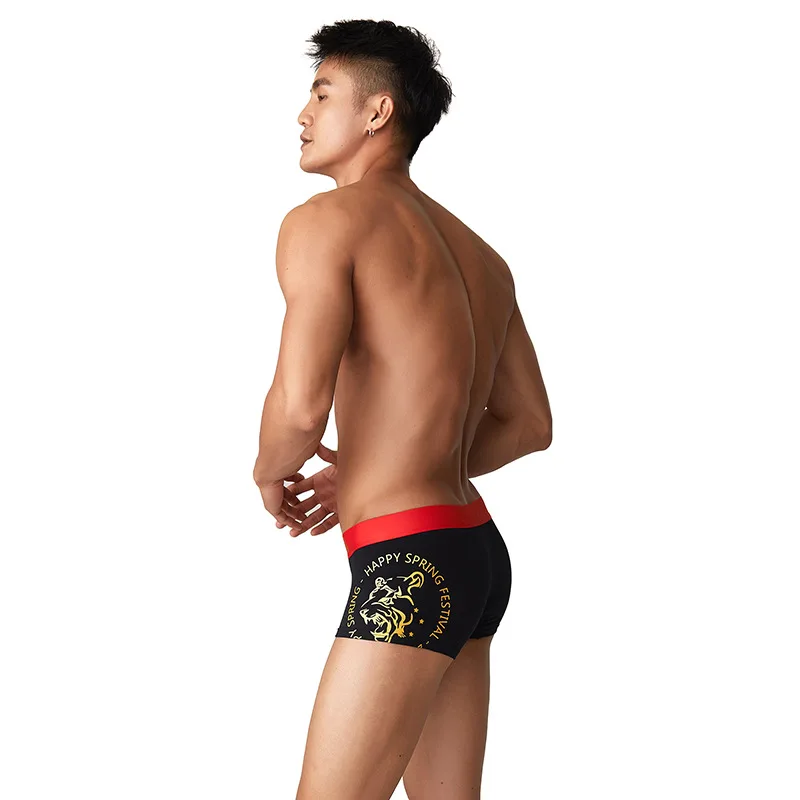 

Men's Underwear Cotton Printed Solid Color Letters Low Waist Sexy Boxer Briefs Letters Cotton Simple Fasion Comfortable boxers