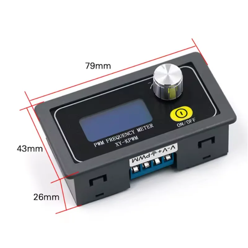XY-KPWM PWM PWM1 Signal Generator PWM Pulse Frequency Duty Cycle Adjustable Module 1 Channel Square Wave LCD Display