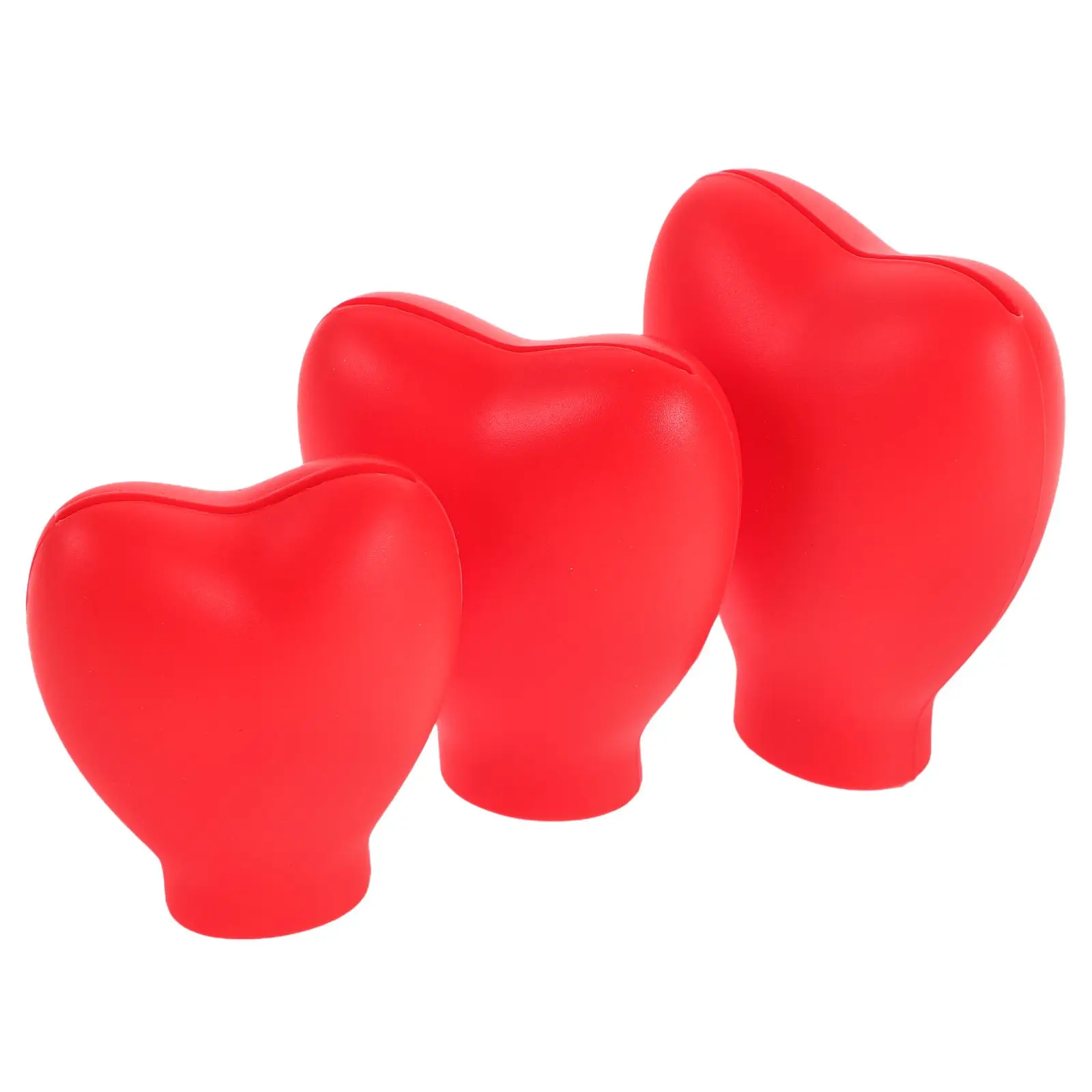 

3pcs Reusable Heart Shaped Silicone Makeup Brush Covers Travel Brushes Protectors for Foundation Bronzer Blush Brushes