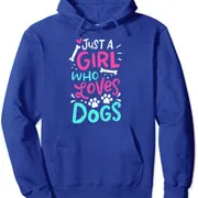 Polarshe Dog School Just A Girl Who Loves Dog, Sudadera con capucha Unisex, regalo divertido