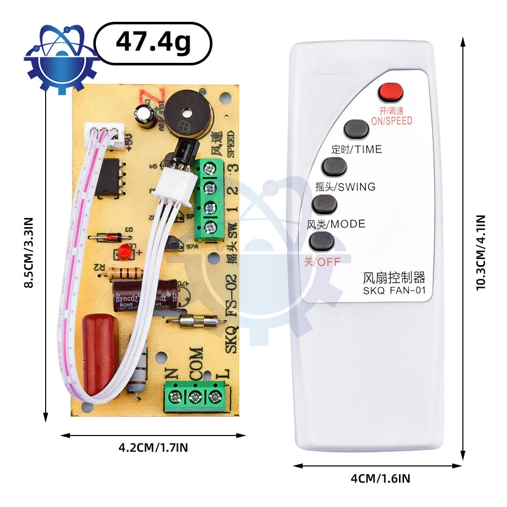 Fan Remote Control Modification Board Control Main Board Floor Fan Circuit Boards