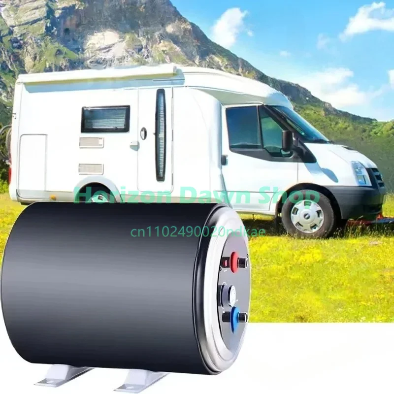 12V 24V 10L RV Water Heater Boiler Storage Tank Electric Heating System
