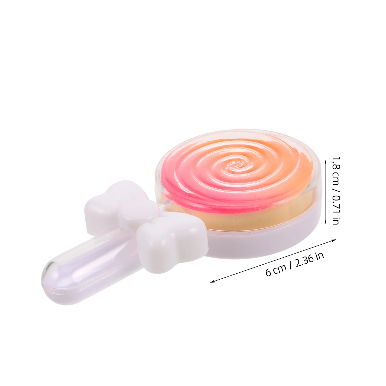 Éponge de maquillage bouffante de poudre de sucette douce pour le visage, conception à double usage, Application précise, mélangeur de fond de teint