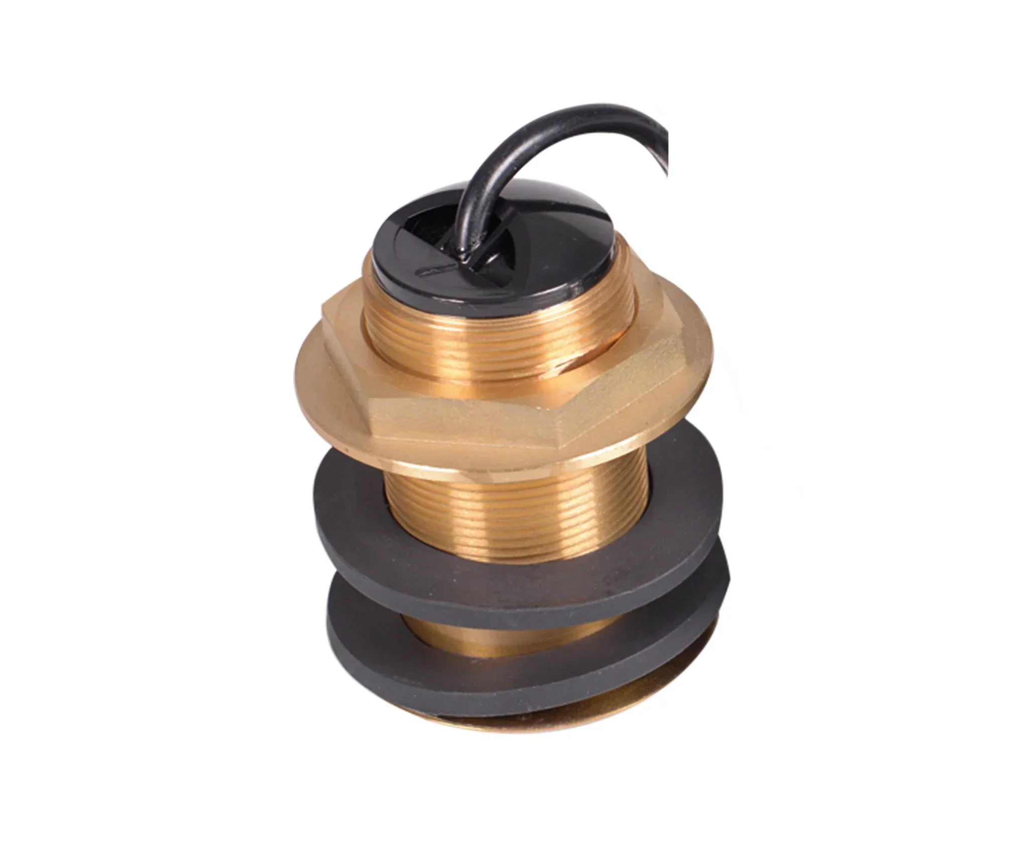 

Matsutec Boat Transducer Fishfinder Price A-B117 600W 50/200khz Bronze Thru-hull Fishing Transducer Support NMEA0183 protocol