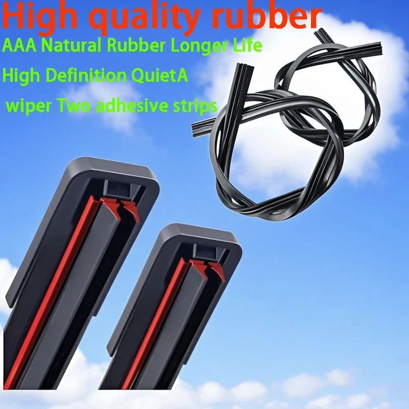For Audi Q8 e-tron 2018-2025 Front Windshield Wiper Blades 2pcs Windscreen Window Accessories