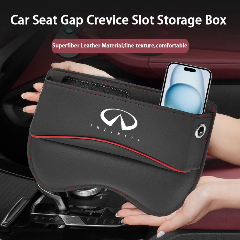 Car Seat Gap Crevice Slot Storage Box Organizer Car Accessories for Infiniti Q50 FX35 Q30 G37 Q70 QX70 G35 Q60 QX50 QX60